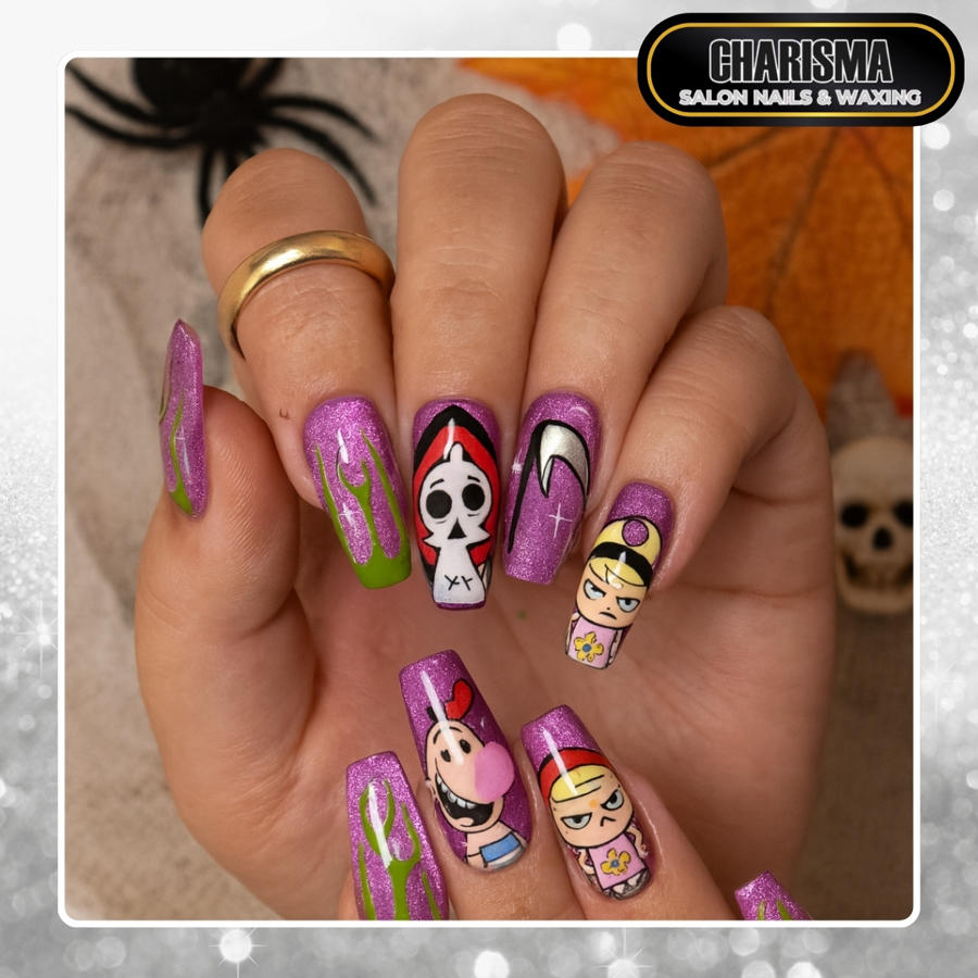 Halloween nail design
